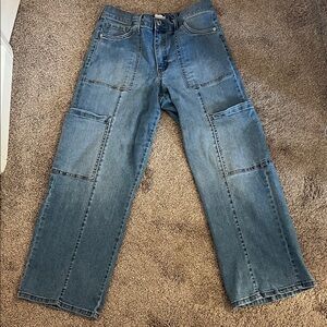 Celebrity Pink Woman’s Relaxed Blue Jeans